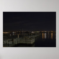Halifax Wfront at Night Fine Art Print