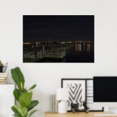 Halifax Wfront at Night Fine Art Print Poster (Heimbüro)