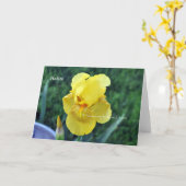 "Halito" Choctaw Iris Grußkarte Karte (Gelbe Blume)
