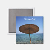 Halkidiki-Kühlschrankmagnet Magnet (Vorderseite/Rückseite)