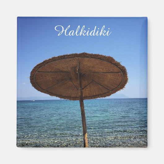 Halkidiki-Kühlschrankmagnet Magnet (Vorne)