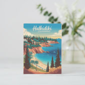 Halkidiki Postkarte (Stehend Vorderseite)
