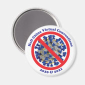 Hall China No Covid Magnet (Vorderseite/Rückseite)