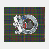 Hall Clan Abzeichen Tartan Kariert Fleecedecke (Vorderseite (Horizontal))