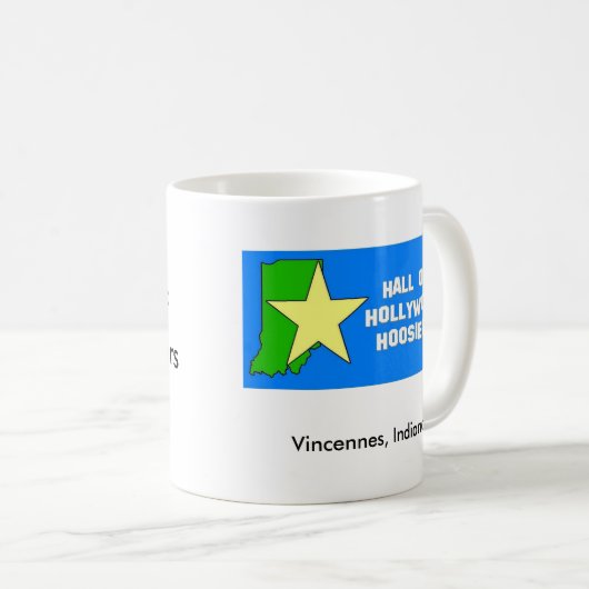 Hall der Hollywoodhoosiers-Tasse Kaffeetasse (VorderseiteRechts)