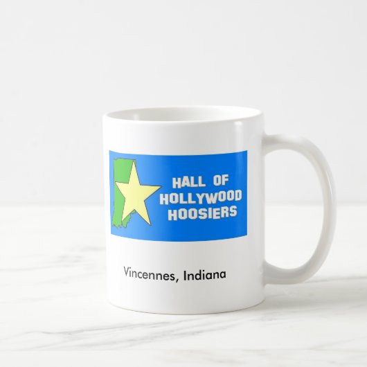 Hall der Hollywoodhoosiers-Tasse Kaffeetasse (Rechts)