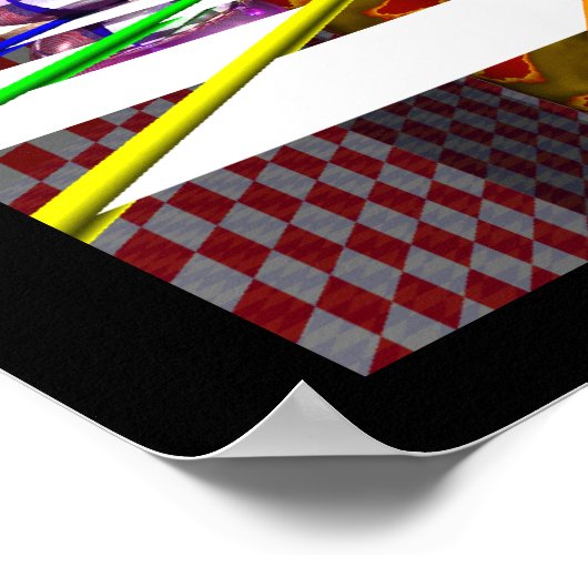 Hall der Selbstreflexion. Poster (Ecke)