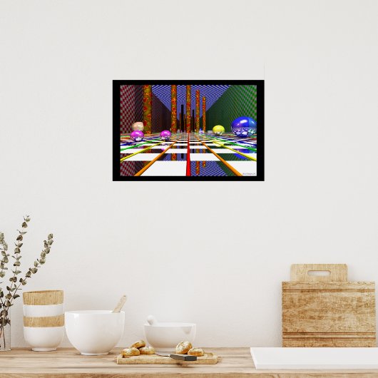 Hall der Selbstreflexion. Poster (Küche)