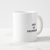 Hall Familienwappen Jumbo-Tasse (Vorderseite Rechts)