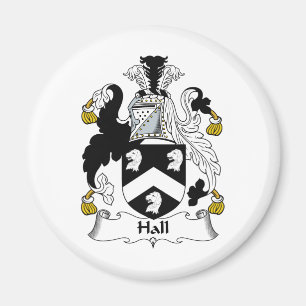 Hall Familienwappen Magnet
