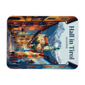 Hall in Tirol Österreich Magnet (Horizontal)