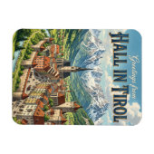 Hall in Tirol Österreich Magnet (Horizontal)