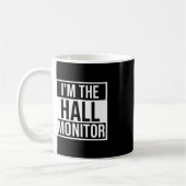 Hall-Monitor-Geschenk an Schüler zurück Kaffeetasse (Links)