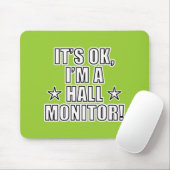 Hall-Monitor Mousepad (Mit Mouse)
