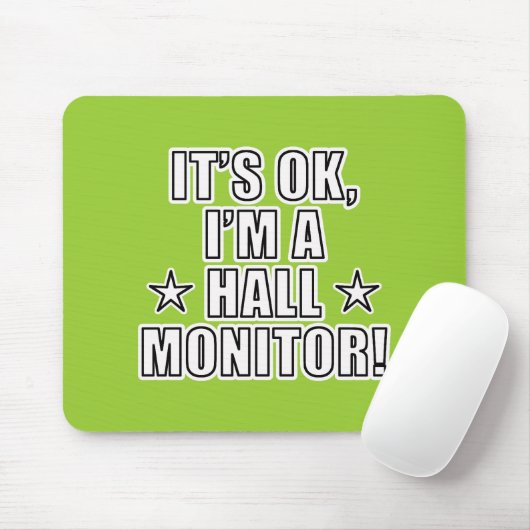 Hall-Monitor Mousepad (Mit Mouse)
