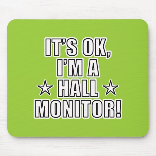 Hall-Monitor Mousepad (Vorne)