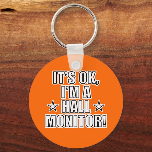 Hall-Monitor Schlüsselanhänger (Vorderseite)