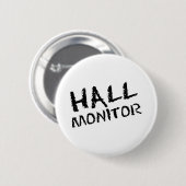 Hall-Monitor-Schwarzes Button (Vorne & Hinten)