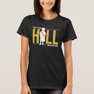 Hall-Monitor zurück an den Schulschüler T-Shirt