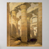 Hall of Columns, Karnak, from "Egypt and Nubia", V Poster (Vorne)