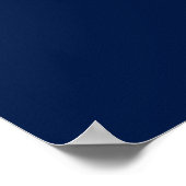 Hall of Fame | Begrüßungszeichen Gold & Navy Poster (Ecke)