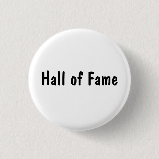 Hall of Fame Button (Vorderseite)