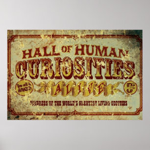 Hall of Human Curiosities Poster