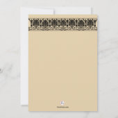 Hall of Justice Graduation Party Einladung (Rückseite)