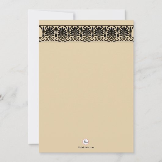 Hall of Justice Graduation Party Einladung (Rückseite)