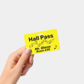Hall Pass Music Theme Ausweis (Handheld)