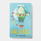 Hall Pass School Teacher Colorado Ausweis (Rückseite)