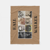 HALL WALKER BROWN FLEECE Blanket (Vorderseite)