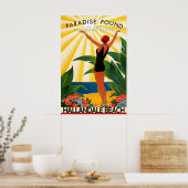 Hallandale Beach Florida Broward County Reise Poster (Küche)
