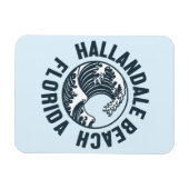Hallandale Beach, Florida Magnet (Horizontal)