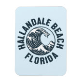 Hallandale Beach, Florida Magnet (Vertikal)