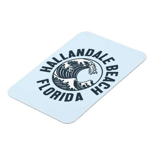 Hallandale Beach, Florida Magnet (Linke Seite)