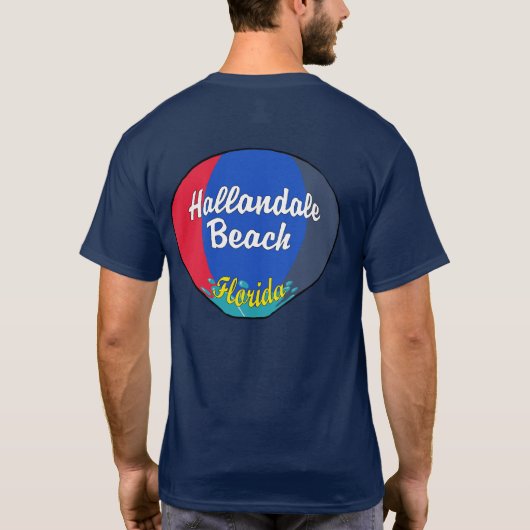 Hallandale Beach Water Sphere Shirt (Rückseite)