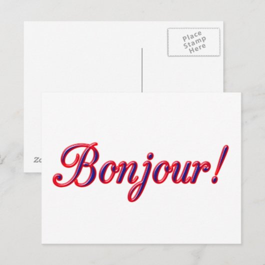 Hallarte Postkarte (Vorne/Hinten)