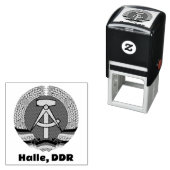 Halle, DDR Permastempel (Beispiel)