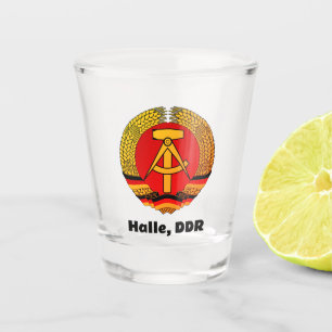 Halle, DDR Schnapsglas