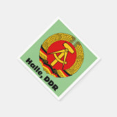 Halle, DDR Serviette (Ecke)