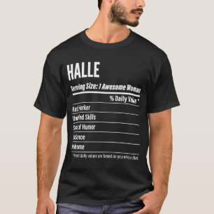 Halle ernährungsphysiologische Fakten für Größenka T-Shirt
