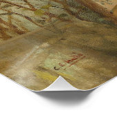 Hallé Jagd auf Bogenschützen im Wald CC1175 Poster (Ecke)