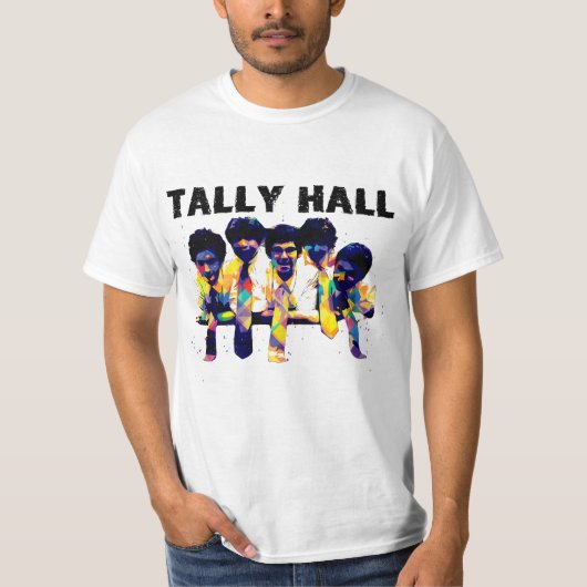Halle-lustige Kunst T-Shirt (Vorderseite)