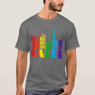 Halle Pride Halle LGBT-Geschenk LGBTQ Support-T-Sh T-Shirt