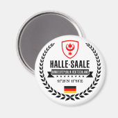 Halle-Saale Magnet (Vorderseite/Rückseite)