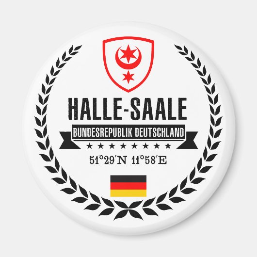 Halle-Saale Magnet (Vorne)