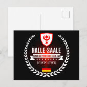 Halle-Saale Postkarte (Vorne/Hinten)