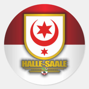 Halle-Saale Runder Aufkleber