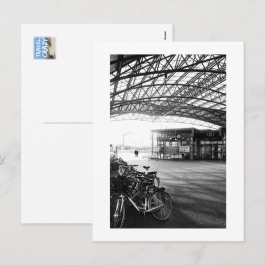 Halle Train Station, Belgium Feiertagspostkarte (Vorne/Hinten)